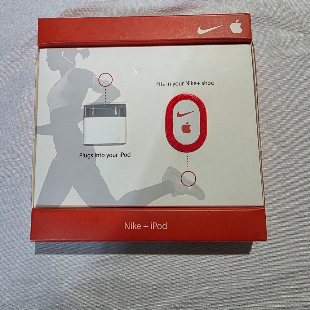 Apple Nike + iPod Sport Kit Wireless Sensor and Receiver MA365LL/F White Red